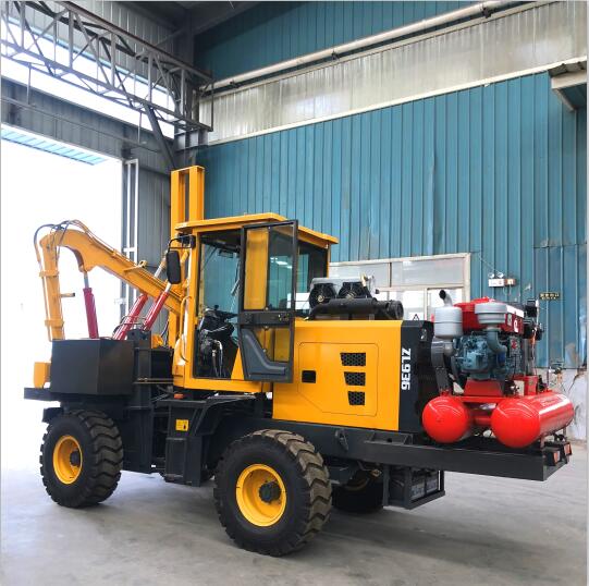 930裝載機(jī)護(hù)欄打樁機(jī),護(hù)欄鉆孔機(jī)報價